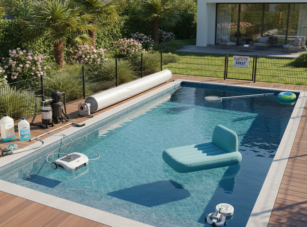 welke-accessoires-zijn-onmisbaar-voor-een-huiszwembad